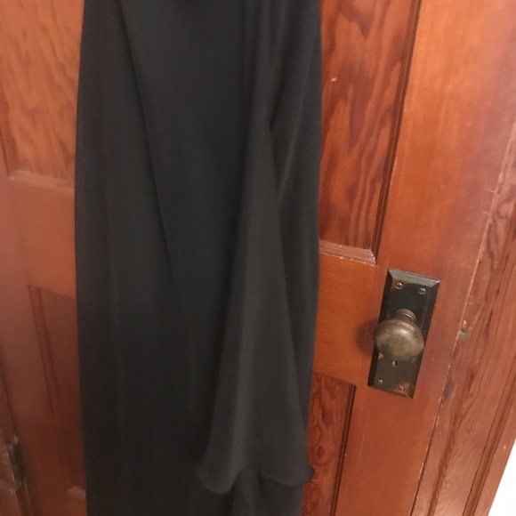 ❤️Chelsea 28 Black floor length spaghetti strap Prom Dress❤️ - Picture 4 of 9